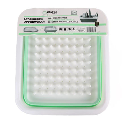 Benson Opvouwbaar Afdruiprek - 38 x 30 x 11 cm - Compact - Kleurenmix