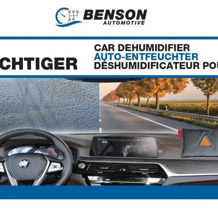 Benson Herbruikbare Auto Ontvochtiger – 125 ml – Met Vochtindicator – Magnetron Herlaadbaar