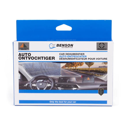 Benson Herbruikbare Auto Ontvochtiger – 125 ml – Met Vochtindicator – Magnetron Herlaadbaar