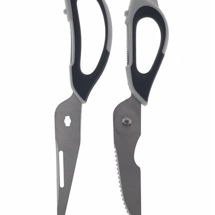 Benson Multifunctionele Schaar - 9-in-1 - RVS - Inclusief Magnetische Houder