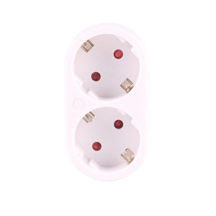 Benson Horizontale Stopcontactsplitter – 2-weg – met Randaarde & Kinderbeveiliging