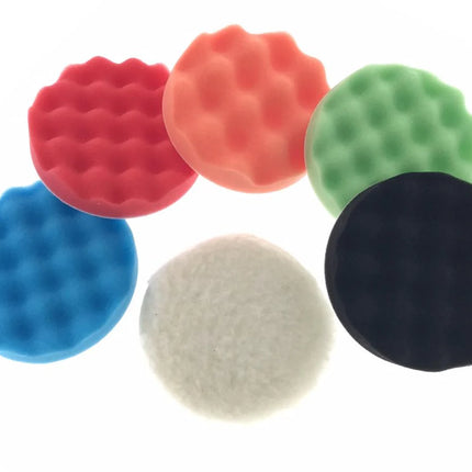 Hofftech Complete Polijstset – 6-delig – Ø 125 mm – Met Klittenbandsysteem