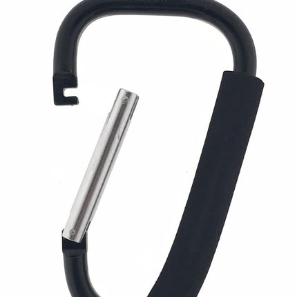 Benson Karabijnhaak XXL – 200 mm – Softgrip Handvat – Zwart