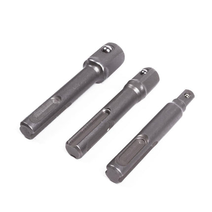 Benson SDS+ Boormachine Verloopset - 3-delig - 1/4", 3/8" en 1/2"