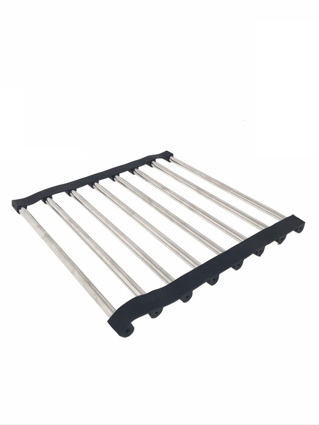 Benson RVS Pannenonderzetter & Afdruiprek - 22 x 22 cm - Antislip