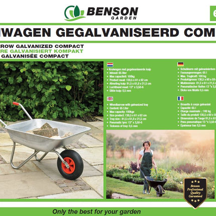 Benson Stellingkast - 180 x 90 x 40 cm - 5 Verstelbare Planken - 175 kg Draagkracht
