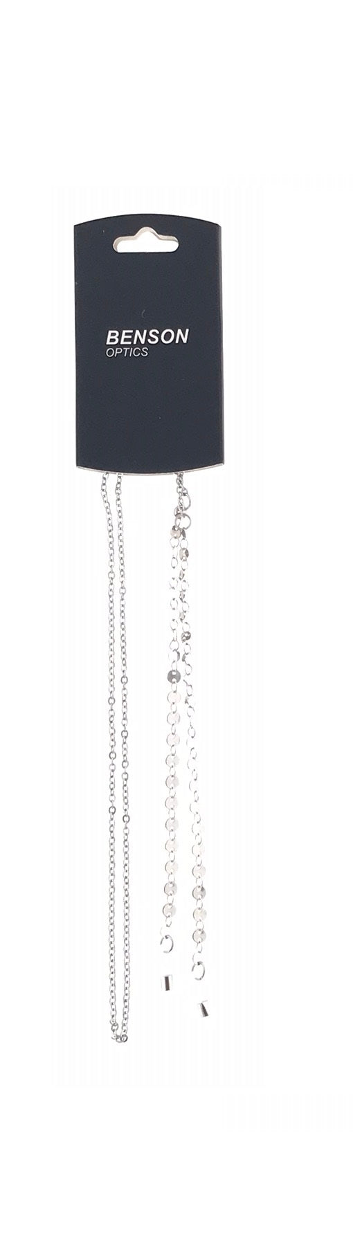 Benson Brillenkoord Skye - Zilverkleurig Metaal - Luxe Accessoire
