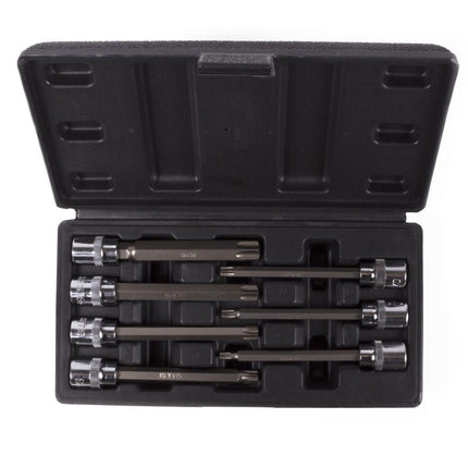 Hofftech Torx Doppenset Verlengd - 7-delig - 3/8" Opname - Chroom-Vanadium