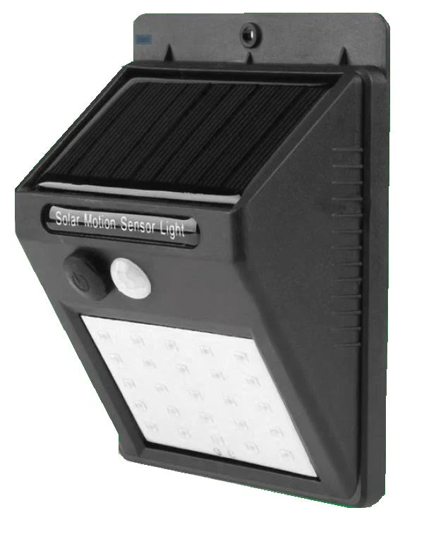 Hofftech Solar LED Wandlamp – PIR Bewegingssensor – IP65 Waterdicht – Oplaadbaar