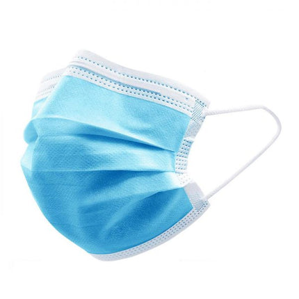 Benson Wegwerp Mondkapjes – 3-Laags – 50 Stuks – Blauw