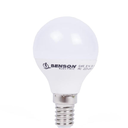 Benson Dimbare LED-lamp – G45 Kogellamp – 5W – E14 – Warm Wit