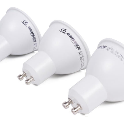 Benson Dimbare LED Spots – Set van 3 – GU10 – 5W – Warm Wit