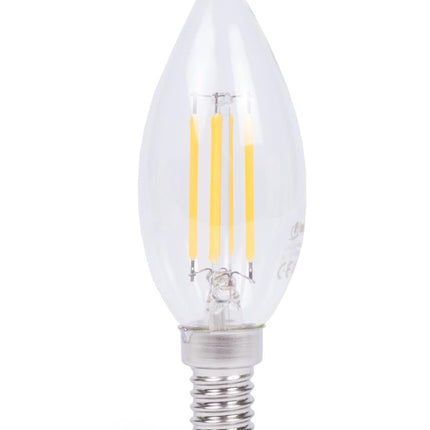 Benson Dimbare LED Filament Kaarslamp – C35 – 4W – E14 – Warm Wit