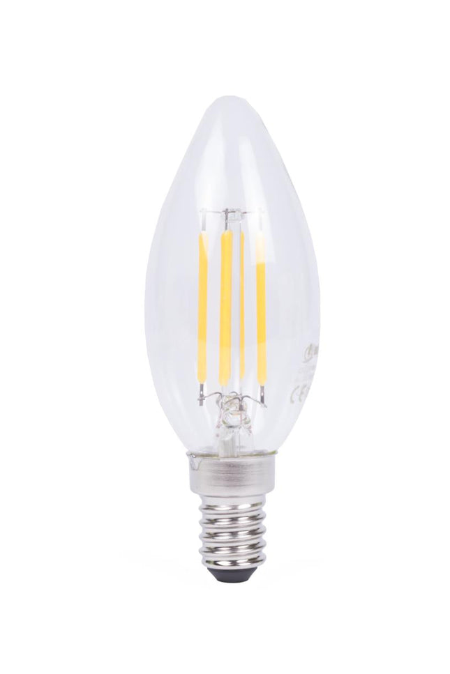 Benson Dimbare LED Filament Kaarslamp – C35 – 4W – E14 – Warm Wit