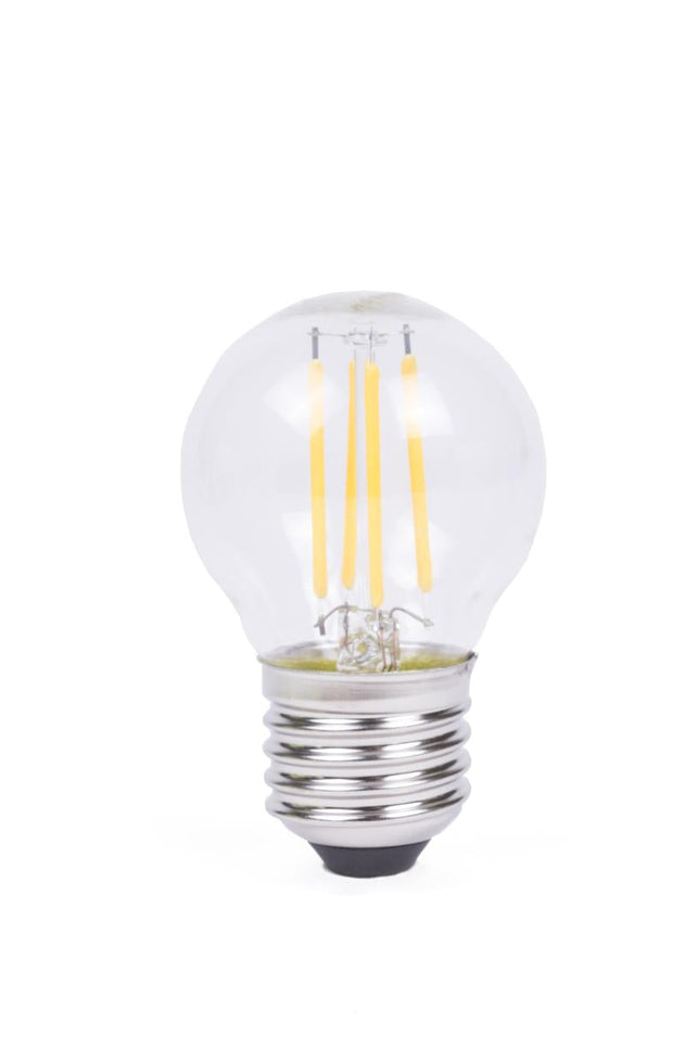Benson Dimbare LED Filament Lamp – G45 Kogellamp – 4W – E27 – Extra Warm Wit