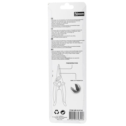 Benson Allesknipper - 200 mm - Universeel - RVS - Rood