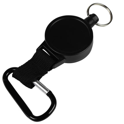Benson Uittrekbare Sleutelhanger - Rollerclip 70 cm - Karabijnhaak