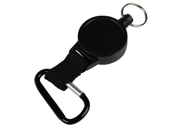 Benson Uittrekbare Sleutelhanger - Rollerclip 70 cm - Karabijnhaak