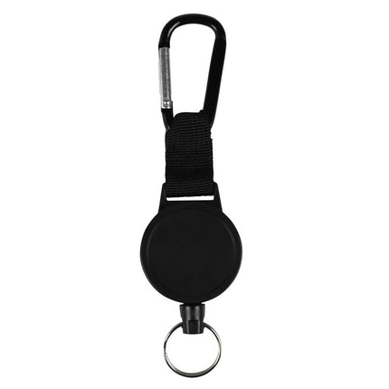 Benson Uittrekbare Sleutelhanger - Rollerclip 70 cm - Karabijnhaak