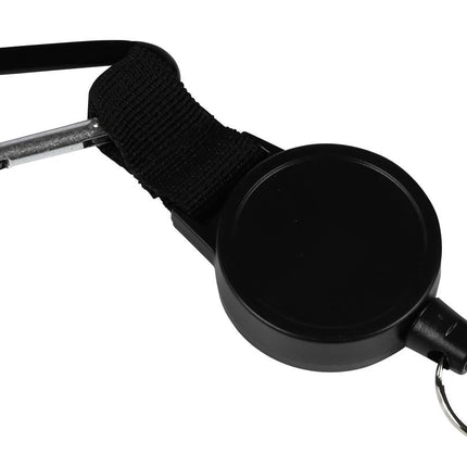 Benson Uittrekbare Sleutelhanger - Rollerclip 70 cm - Karabijnhaak