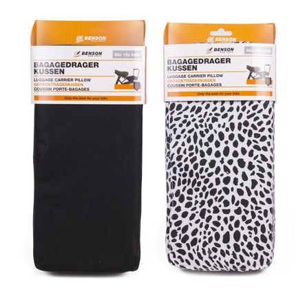 Lastpak Comfortabel Bagagedragerkussen - Zwart - 32 x 15 x 5 cm