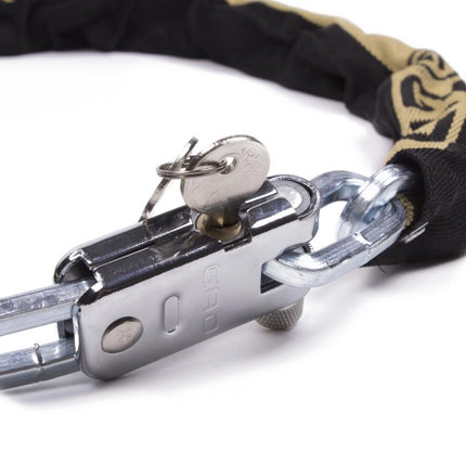 GAD Kettingslot 110 cm - Gehard Staal - Zwart - SuperSafe Cilinder