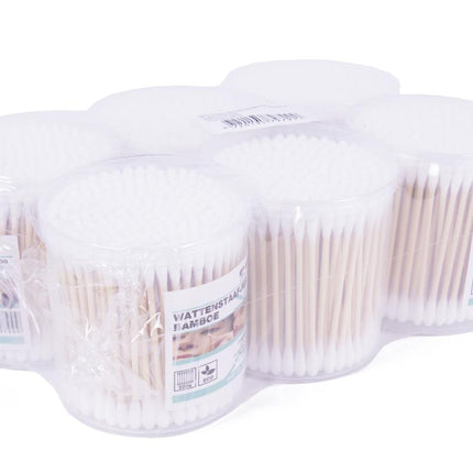 Benson Bamboe Wattenstaafjes – 100% Biologisch Afbreekbaar – 200 Stuks