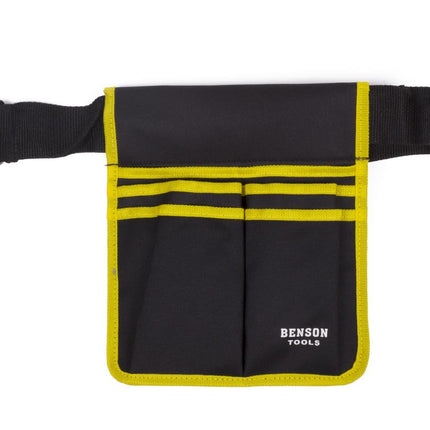 Benson Gereedschapsschort met Riem - Canvas - 5 Vakken - 26 x 23 cm