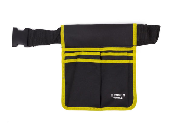 Benson Gereedschapsschort met Riem - Canvas - 5 Vakken - 26 x 23 cm