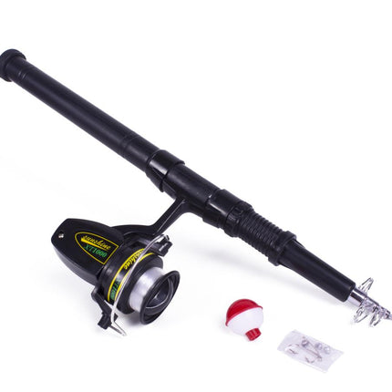 Benson Telescopische Hengelset - 165 cm - Compleet met Molen en Accessoires