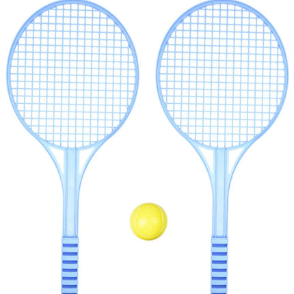 Benson Tennisset Plastic - 2 Rackets + Zachte Bal - 3-Delig