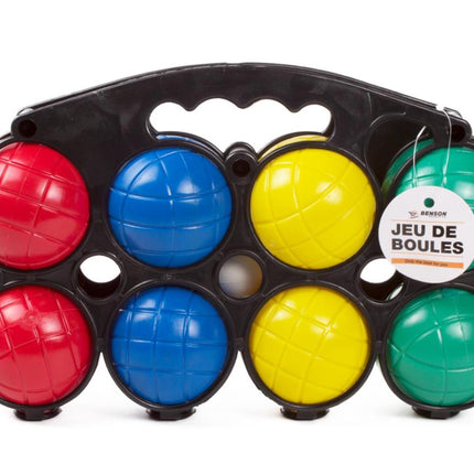 Benson Jeu de Boules Set - 9-Delig - Kunststof - Inclusief Opbergrekje
