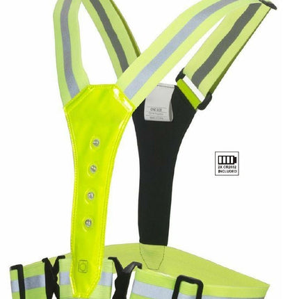 Benson LED Veiligheidsvest - Reflecterend - Uniseks - Waterbestendig