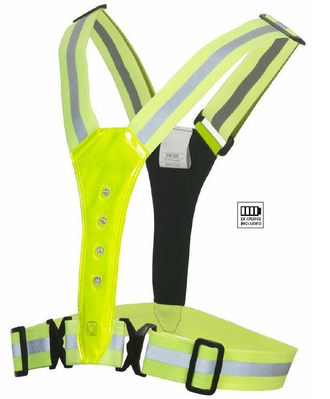 Benson LED Veiligheidsvest - Reflecterend - Uniseks - Waterbestendig