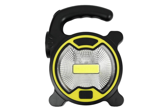 Hofftech Draagbare COB Werklamp & LED Zaklamp - 2-in-1 - Compact