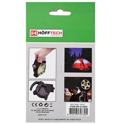 Hofftech Draagbare COB Werklamp & LED Zaklamp - 2-in-1 - Compact