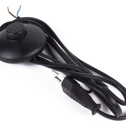 Benson Stroomsnoer met Voetschakelaar – Zwart – 2 meter – Ø 70 mm
