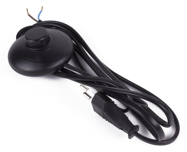 Benson Stroomsnoer met Voetschakelaar – Zwart – 2 meter – Ø 70 mm