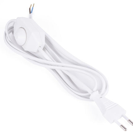 Benson Stroomsnoer met Vloerdimmer – Wit – 2 meter – LED Geschikt