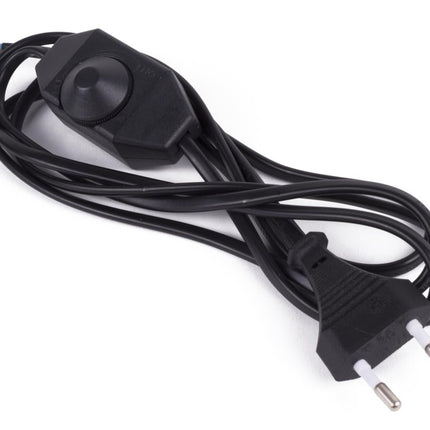 Benson Stroomsnoer met Vloerdimmer – Zwart – 2 meter – LED Geschikt