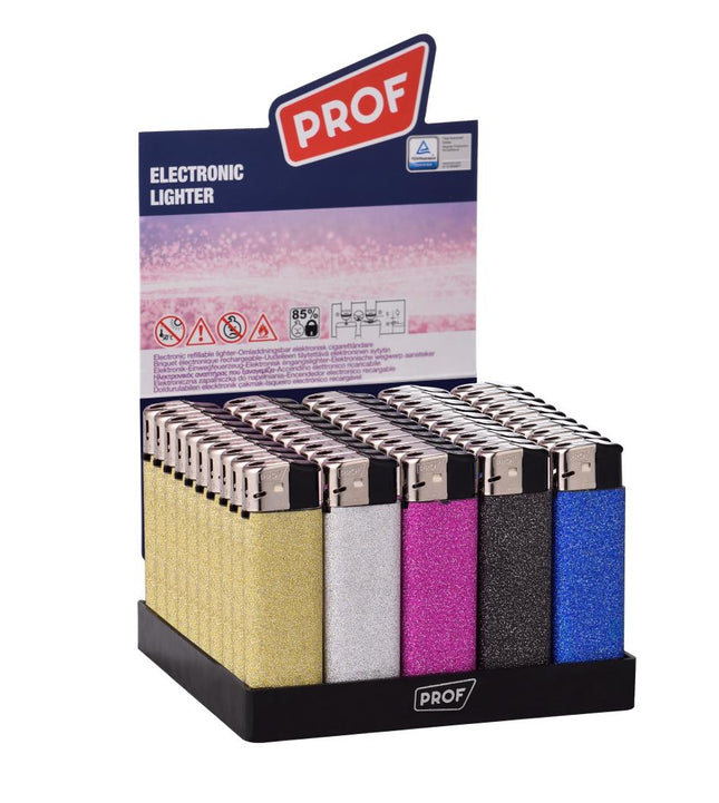 Prof Aansteker Glitter New - Sprankelend Design - Gasaansteker