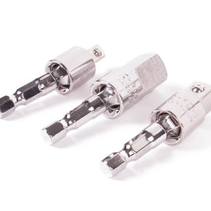 Benson Flexibele Dopadapter Set - 3-delig - 1/4", 3/8" & 1/2" - Voor Boormachine