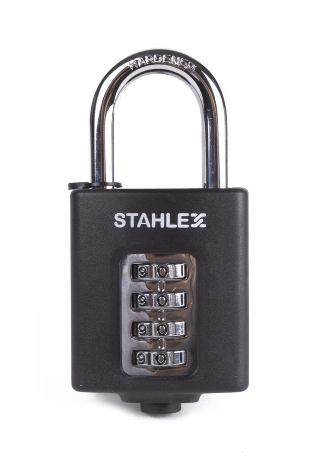 Stahlex Cijferhangslot – 50 mm – Quick Reset – Staal – 4-Cijferige Combinatie