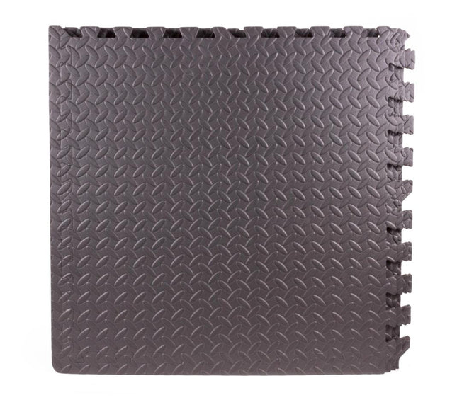 Benson Puzzelmat - Foam Vloertegels - 4-Delig - 60 x 60 cm - Antraciet Grijs