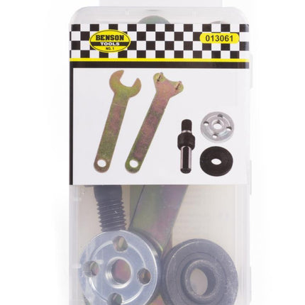 Benson Haakse Slijper Adapter Set – M10 – 5-delig – Metaal