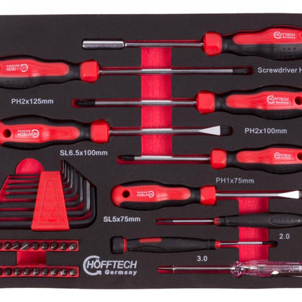 Hofftech Gereedschapset in Koffer - 59-delig - Uitgebreid Basisassortiment