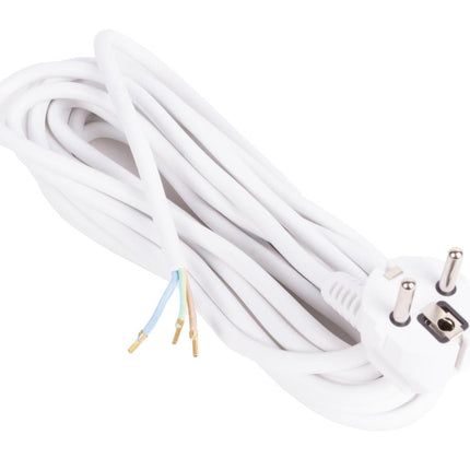 Benson Aansluitsnoer met Randaarde – 5 meter – 3x1.0 mm² – Wit