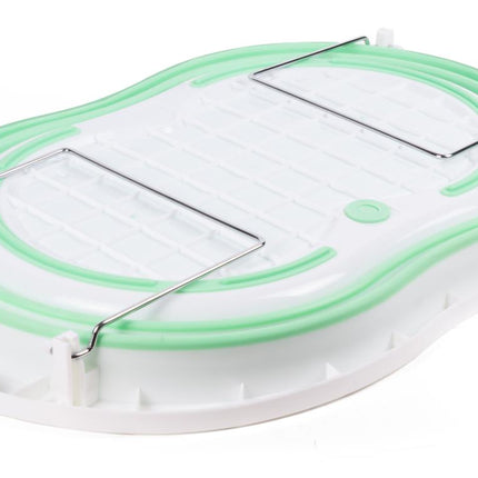 Benson Opvouwbaar Babybadje - Antislip - 70 x 46,5 cm - Groen/Wit