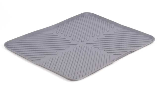 Benson Siliconen Afdruipmat - 40,6 x 37 cm - Hittebestendig - Grijs