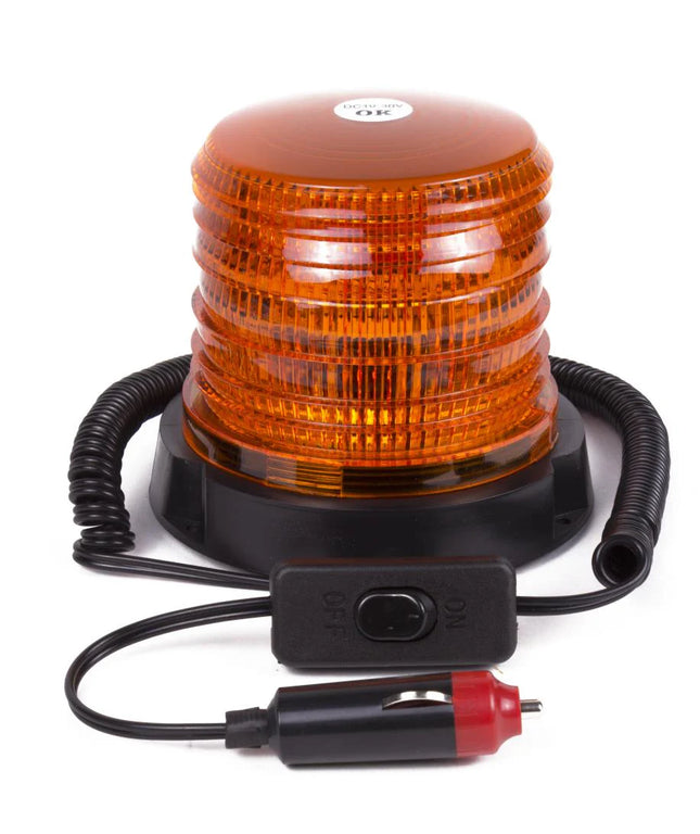 Benson LED Zwaailamp - 12V - 6W - Oranje - Magneetbevestiging